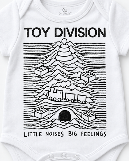 Toy Division Baby Vest | Alternative Baby Clothes | Black or White