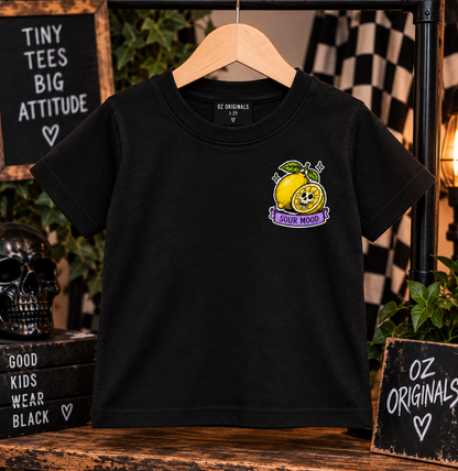 Sour Mood Toddler T-Shirt | Ozzy Flash Alternative Kids Tee