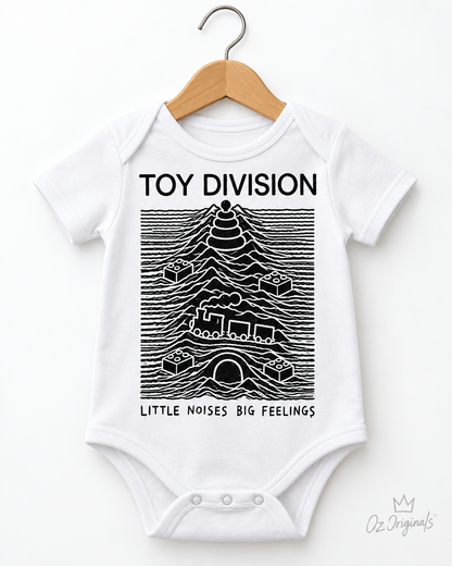Toy Division Baby Vest | Alternative Baby Clothes | Black or White