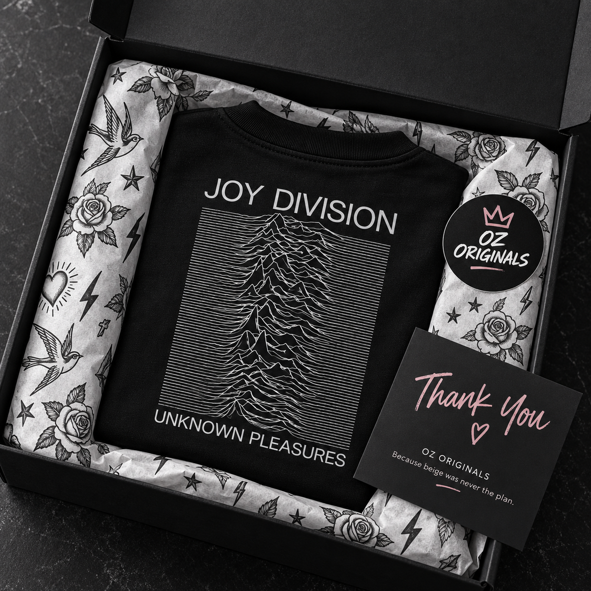 Joy Division – Unknown Pleasures Toddler Tee 🖤