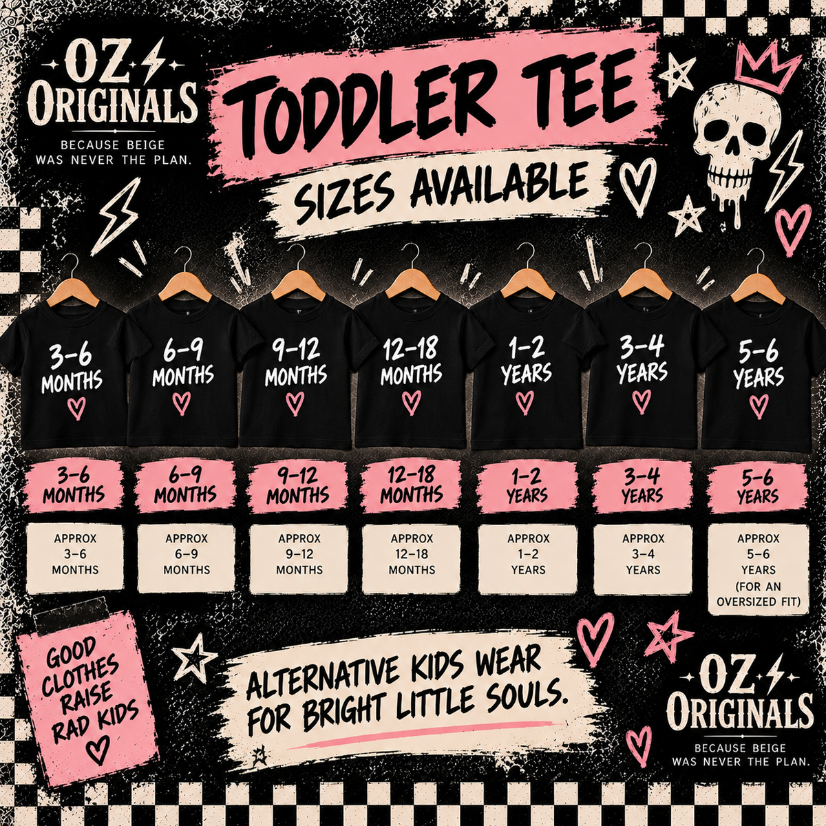 Welcome to the Black Parade Toddler T-Shirt – Oz Originals product image