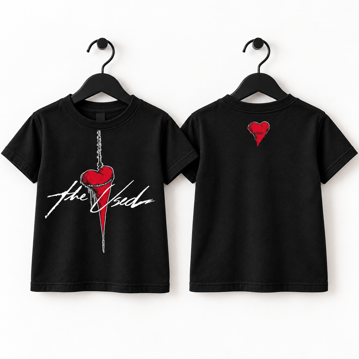 The Used Inspired Toddler T-Shirt | Alternative Kids Rock Tee | Black or White