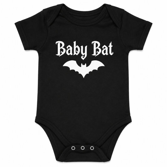 Baby Bat Baby Vest | 11 Design Options | Gothic Alternative Baby Bodysuit | Black Bat Baby Clothes