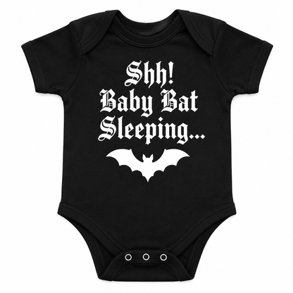 Baby Bat Baby Vest | 11 Design Options | Gothic Alternative Baby Bodysuit | Black Bat Baby Clothes